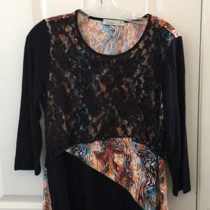 FINAL MARKDOWN Ladies embellished cactus top small